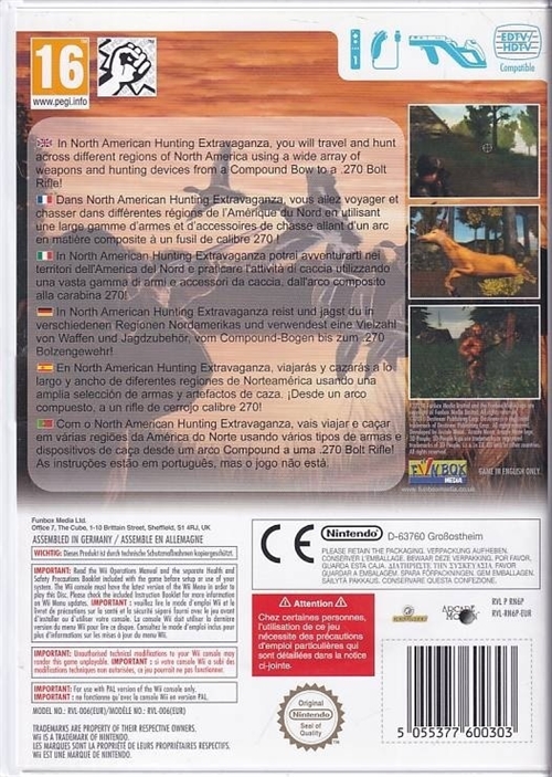 North American Hunting Extravaganza - Wii (B Grade) (Genbrug)